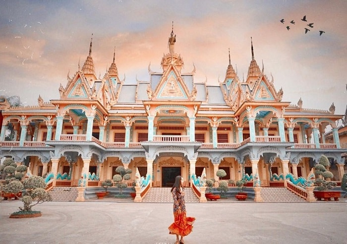 Thu hút vẻ đẹp của ngôi chùa Khmer nổi tiếng Sóc Trăng